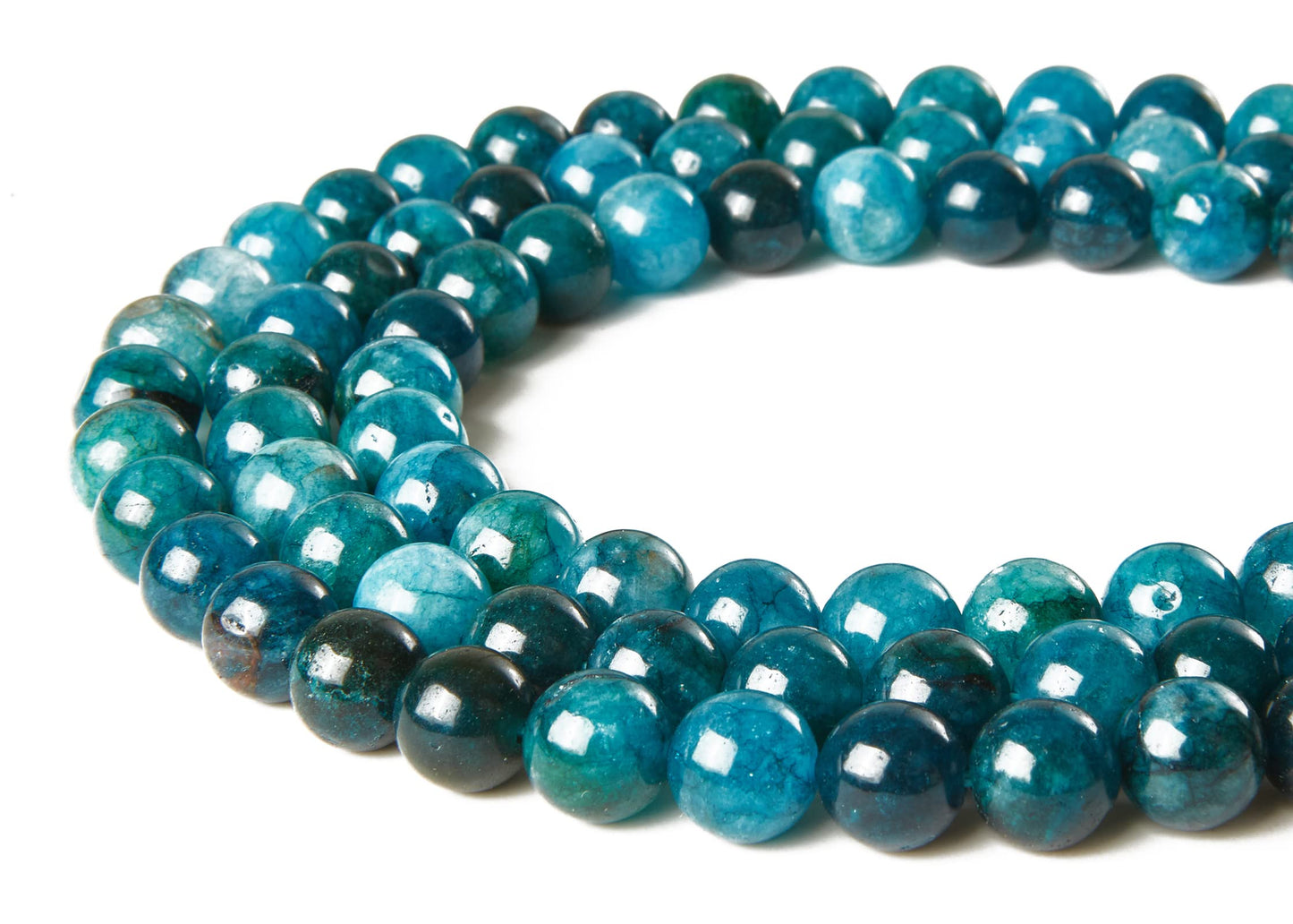100pcs 6mm Apatite Beads Natural Gemstone Beads Round Loose Beads for Jewelry Making