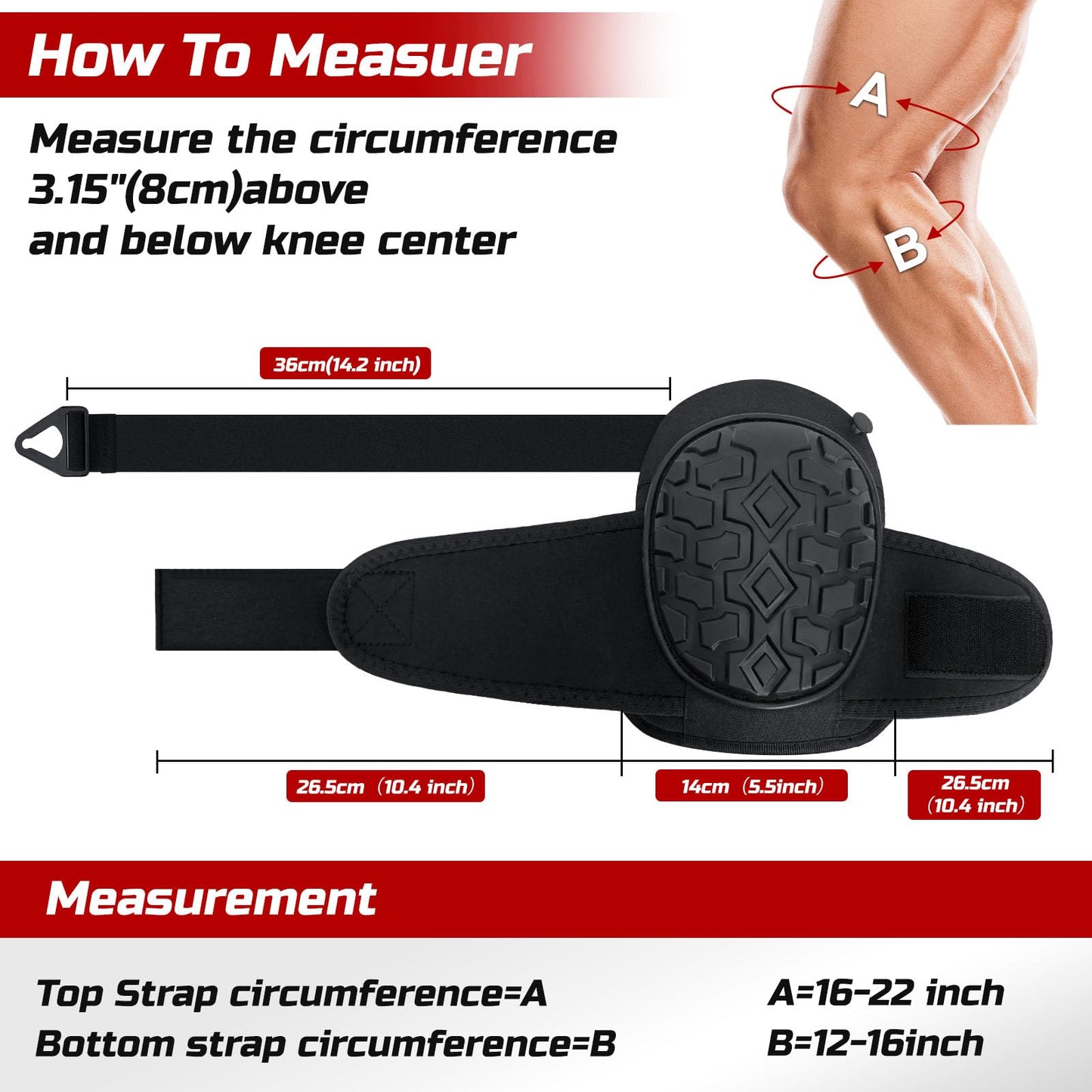 FREEKYROCK Gel Knee Pads for Work, Professional Knee Pads for Men Women with Soft Foam, Heavy Duty Cap, Adjustable Straps, Quick-Fasten Buckle for Construction, Gardening, Welding, Roofing, Cleaning