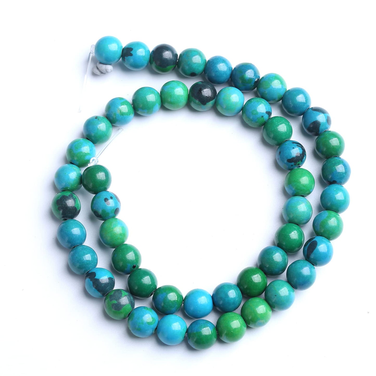 8MM 45PCS Natural Stone Phoenix Loose Beads for Jewelry Making DIY Bracelet 1 Strand