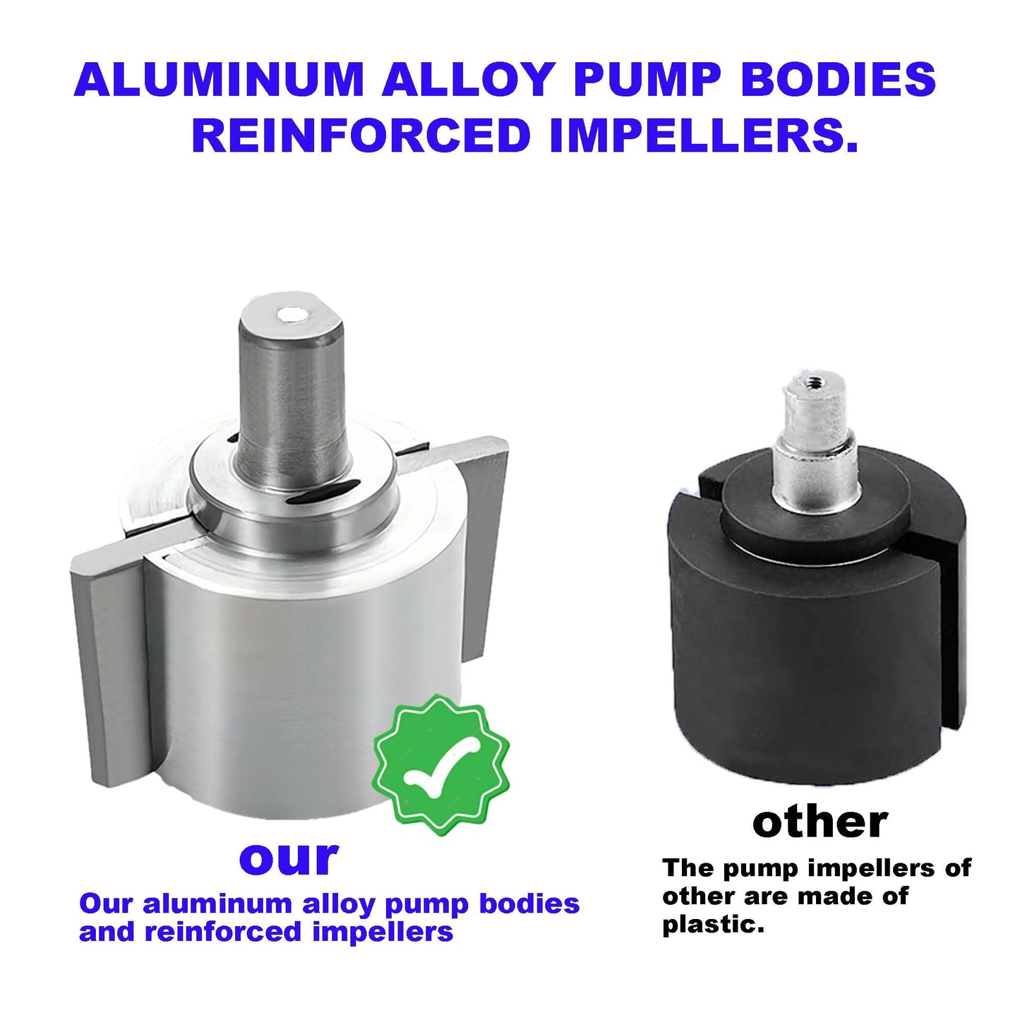 55 gallon Drum Pump, Hand Oil Transfer Pump,Upgraded all-aluminum package, for Fuel Barrel, Non-Corrosive, diesel, kerosene, light oil, heavy oil,Fits 5 to 55 Gallon Drums