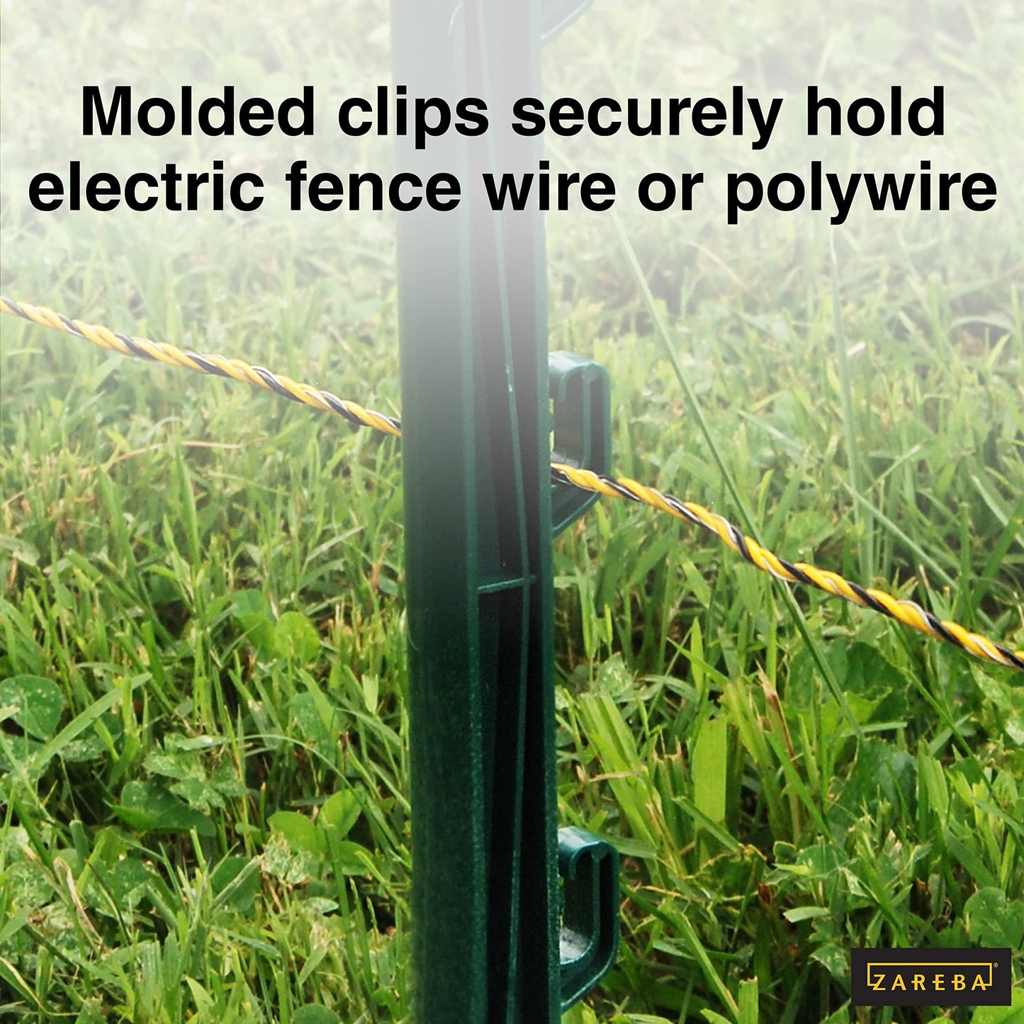 Fi-Shock P-30G 30 Inch Garden Fence Post, Ideal for Gardens and Temporary Fencing - 25 Pack