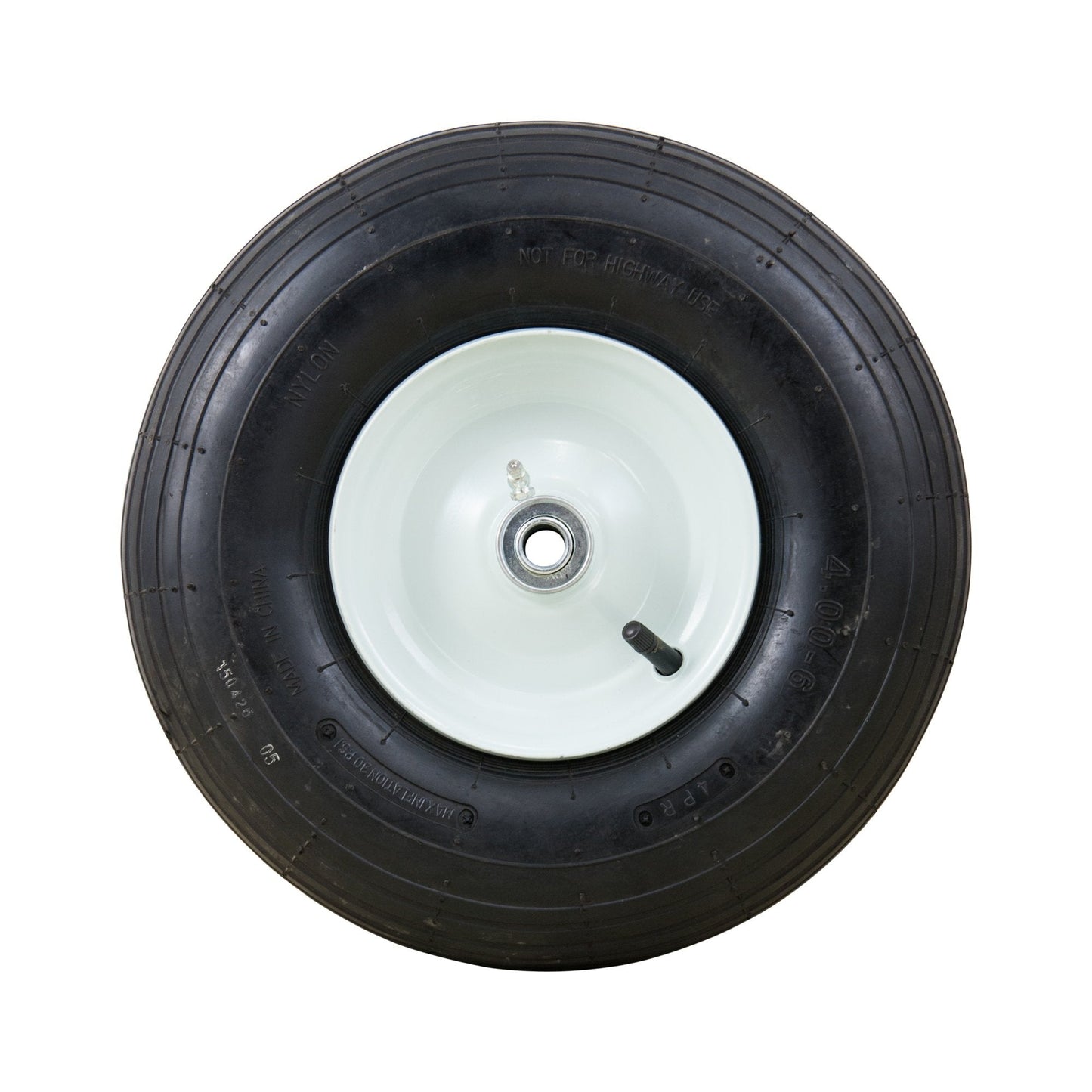 Marathon 4.00-6" Pneumatic (Air Filled) Tire on Wheel, 3" Hub, 5/8" Bearings