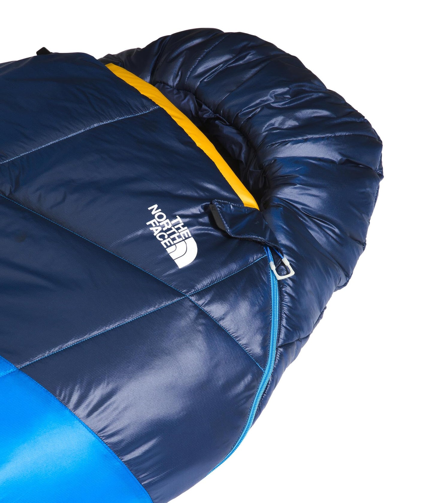 THE NORTH FACE One Bag 5F / -15C 3-in-1 Insulated Sleeping Bag - Water Repellent, Down Insulation, Compression Sack, Super Sonic Blue/Arrowwood Yellow-NPF, Regular
