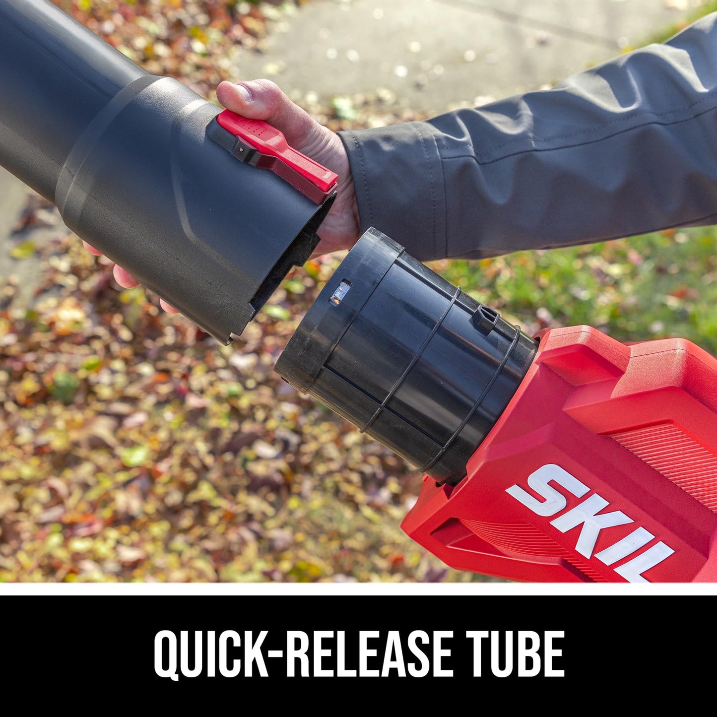 SKIL PWR CORE 40 Brushless 40V 460CFM Cordless Leaf Blower Kit with Variable Speed, Includes 2.0Ah Battery and 60W Charger - BL0460C-11