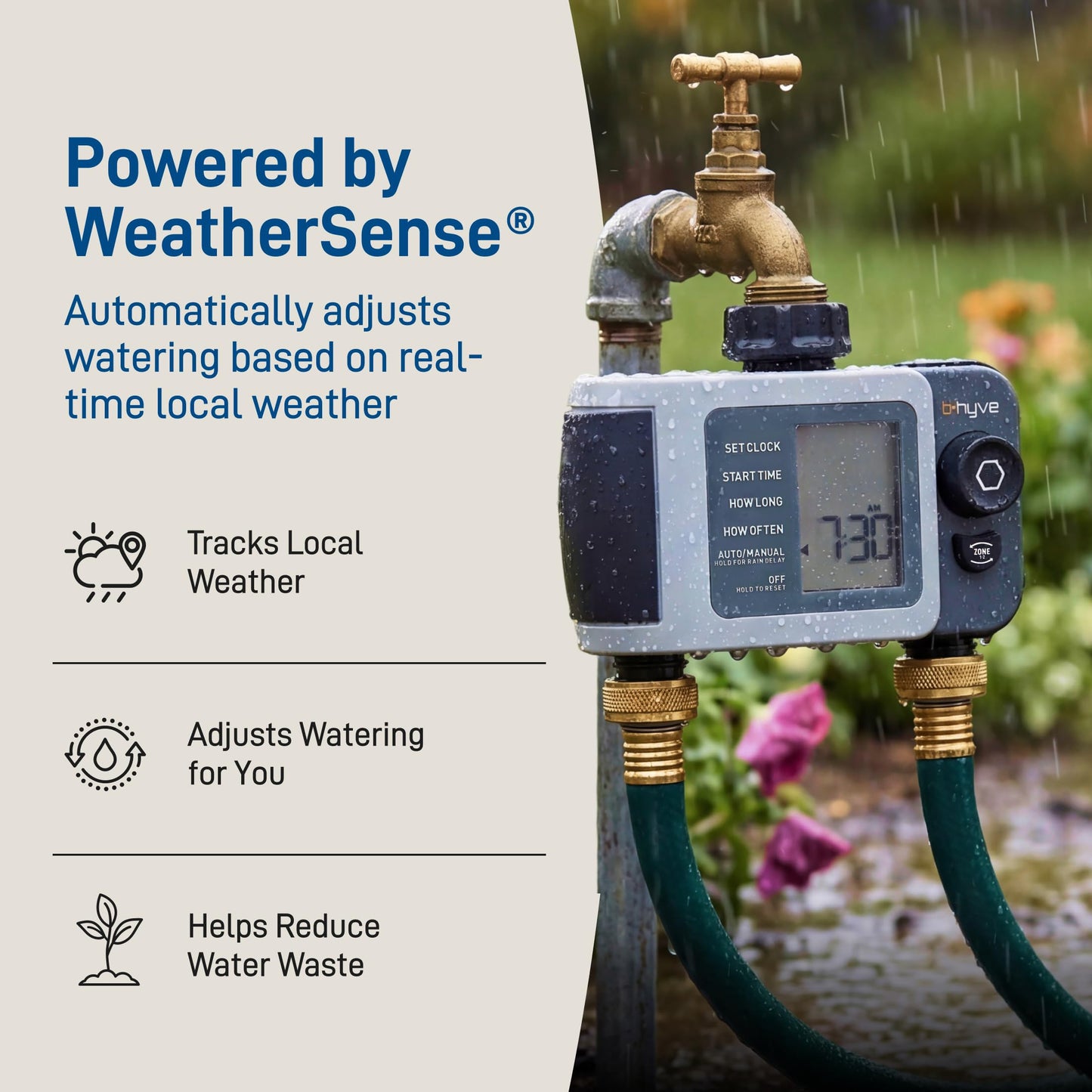 Orbit 24637 B-hyve XD 2-Port Smart Hose Watering Timer with Wi-Fi Hub