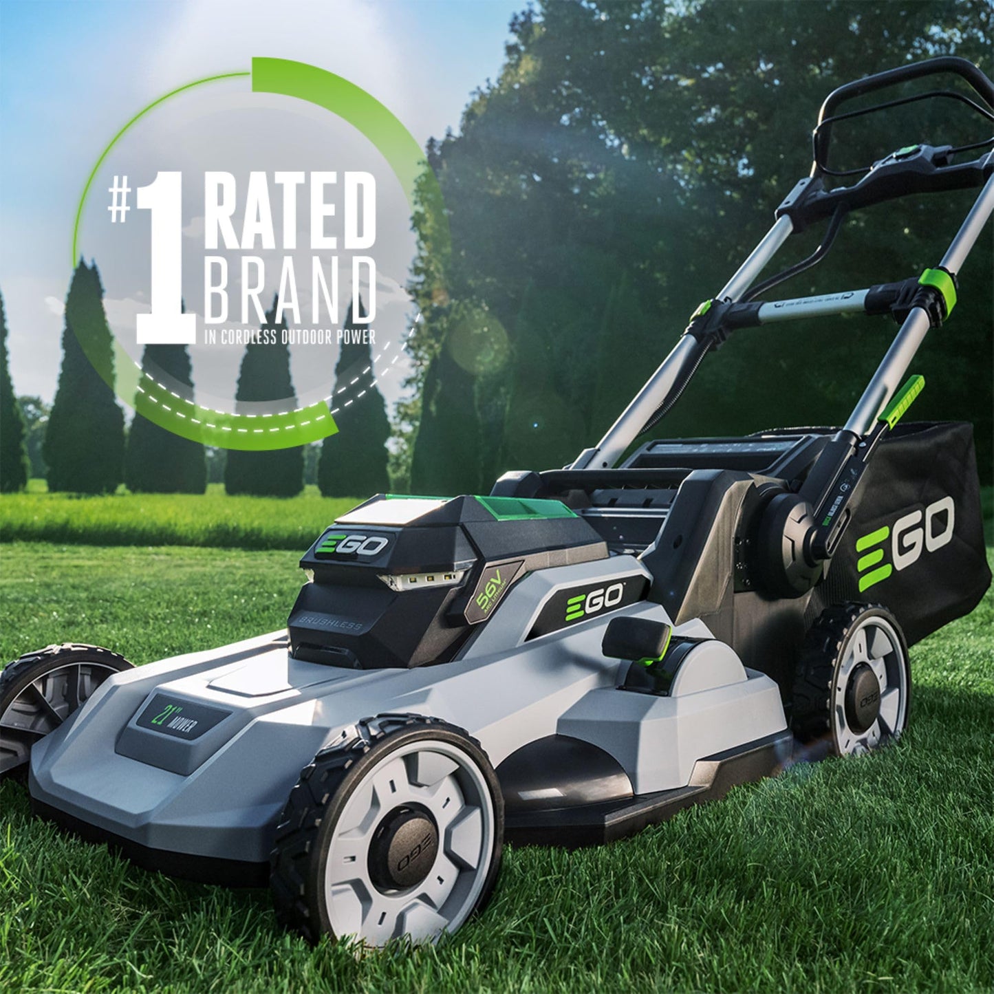 EGO POWER+ Electric Lawn Mower, Cordless Push, 21" Deck, Battery and Charger Not Included - LM2110