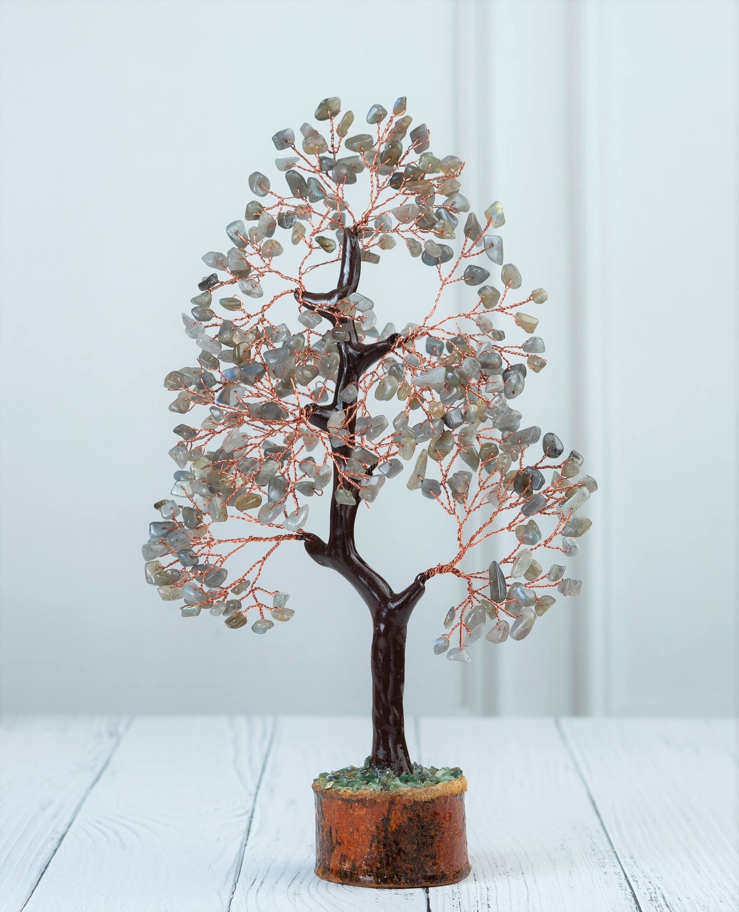 Crocon® Labradorite Crystals Tree of Life, Birthday Gifts for Women, Men & Friends, Crystals & Healing Stones, Home Decor, Money Tree, Women Gift Ideas, House Warming Gifts New Home for Mom & Sister