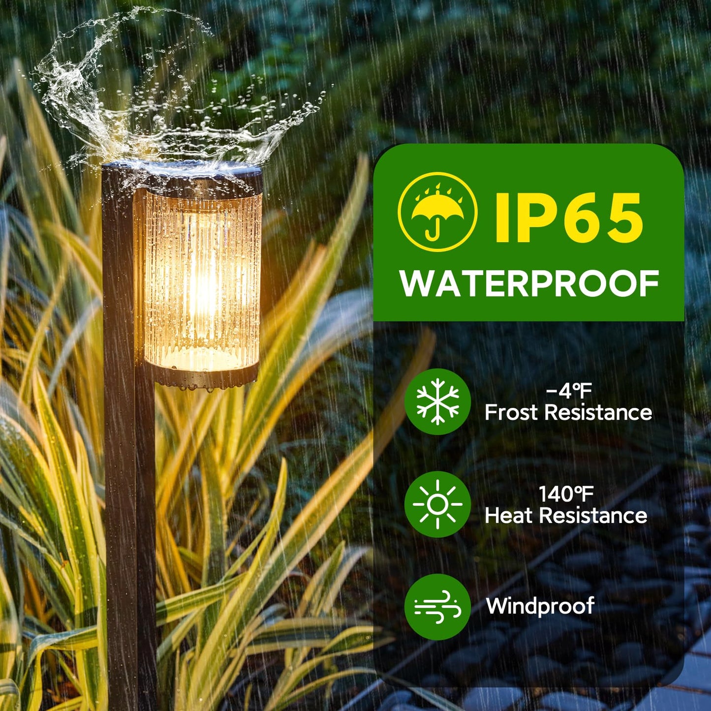 ELECLINK Solar Pathway Lights Outdoor, 6 Pack Upgraded Outdoor Solar Lights for Outside Super Bright Up to 12Hrs, IP65 Waterproof Solar Garden Lights for Yard Path Sidewalk Gifts for Women Mom Grandma