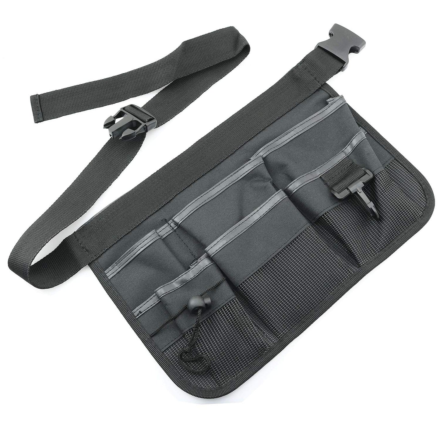 SQXBK Gardening Tools Belt 33x23mm/13x9inch Black Garden Tools Waist Bag Organizer Gardening Apron