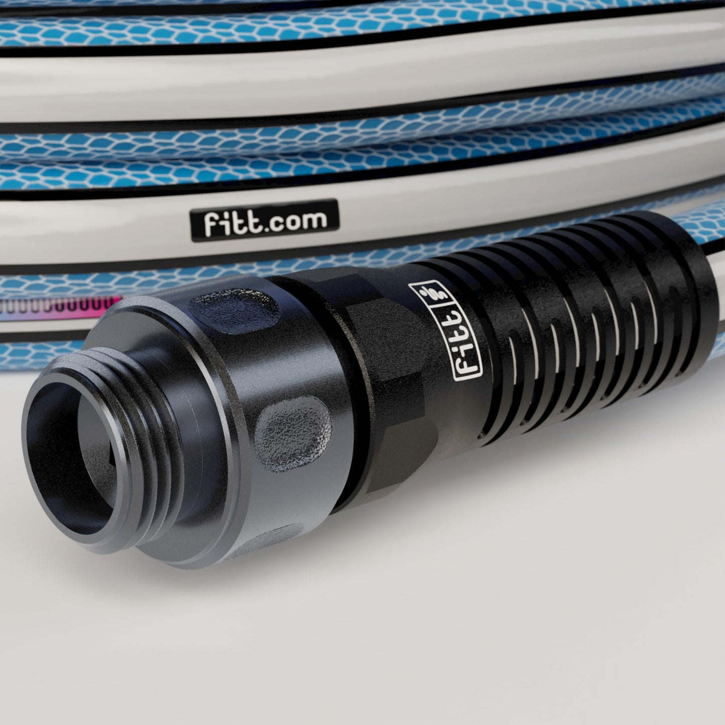 FITT Aquamaster 5/8" 50ft, high performance flexible Garden Hose for intensive Use. Kink-proof