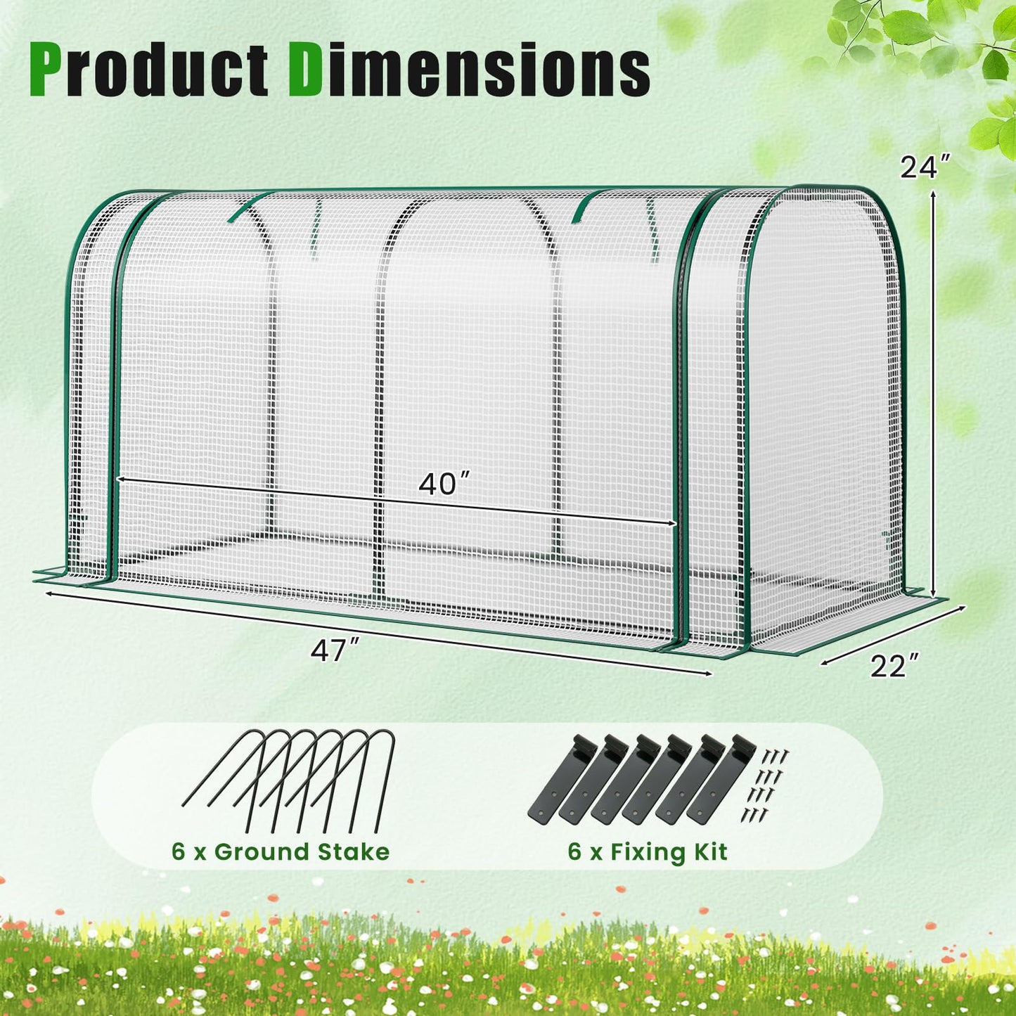 Giantex Raised Garden Bed with Cover, Wood Elevated Planter Box with Legs & Mini Greenhouse, Waterproof Sun-Protective PE Green House Cover, Outdoor Use for Fruit Vegetable Flower Herb (White+Natural)