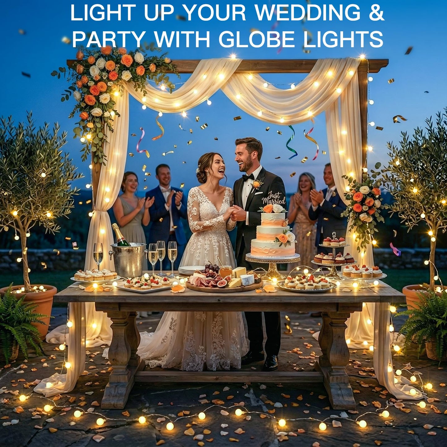 suddus String Lights for Bedroom, 33ft 100 Led Connectable Globe String Lights Indoor, Hanging Fairy Lights Plug in with Remote for Classroom, Room, Dorm, Outdoor, Christmas Tree Decor, Warm White