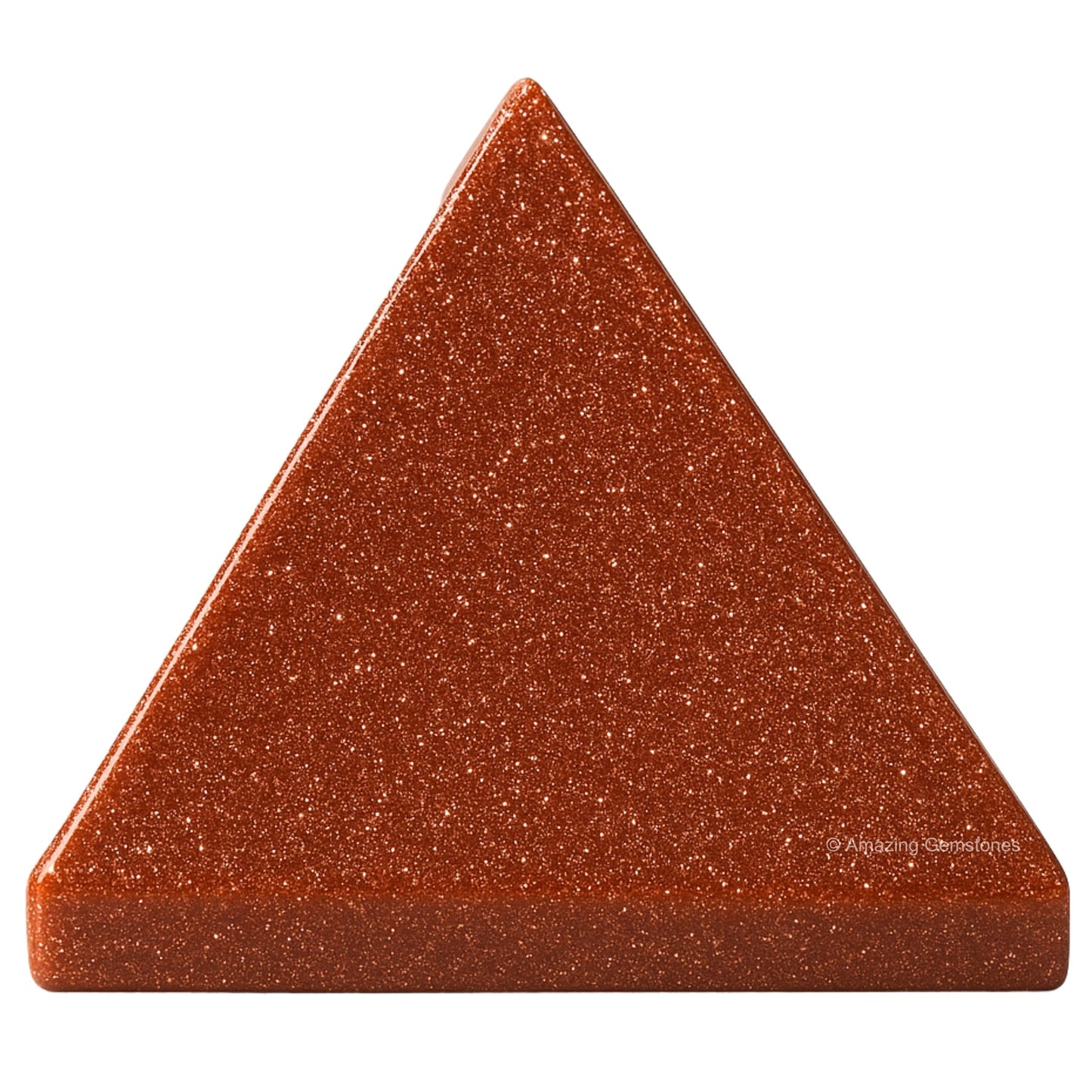 Amazing Gemstone Red Goldstone Pyramid Crystal Healing Stones - 2" Great Pyramid Figurine of Natural Stone Pyramid for Meditation, Reiki, Chakra Balancing and Crystal Pyramids Grid