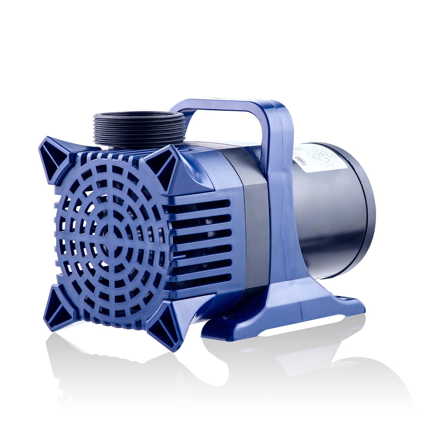Alpine Corporation 4000 GPH Submersible Pump with 33 Ft Cord for Ponds, Fountains, Waterfalls, and Outdoor Water Features, 306W Quiet Motor, 21 Ft Lift, Multi-Angle Flow, Blue