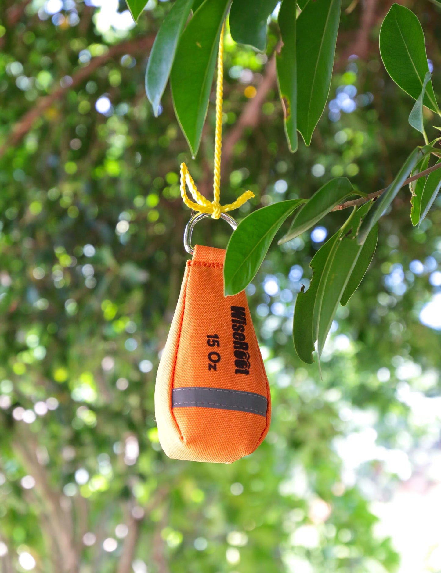 WiseRoot Arborist Throw Line Kit: Ultra Slick Throw Rope & 11/15Oz 900D Throw Weight with Reflective Storage Bag, Arborist Equipment for Tree Work, Climbing, Trimming, High Limb Rigging