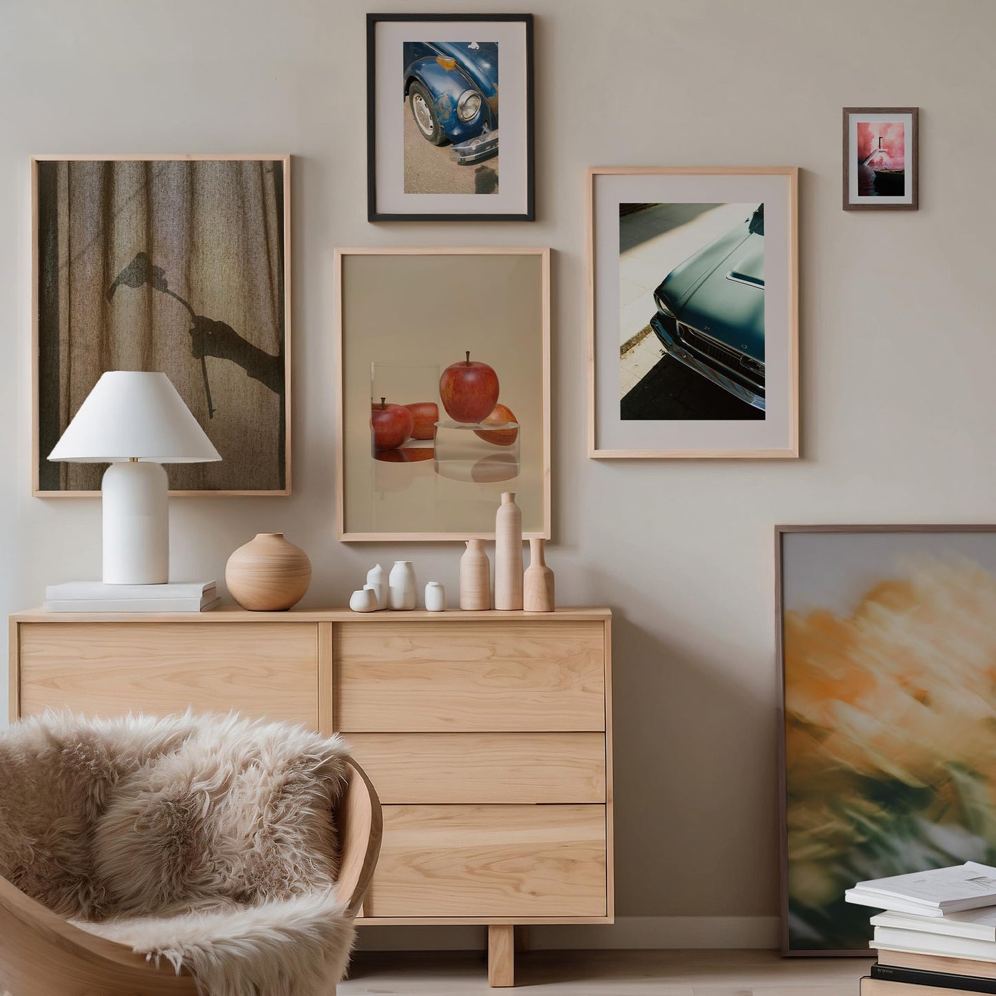 TONES FRAME DESIGN 11x14 Picture Frame with Mat to 8x10 Natural Wood Solid Veneer 11x14 Frame Set of 2 with Shatterproof Plexiglass, Wooden 11 x 14 Picture Frames for Poster Gallery Wall Home Decor, 2 Pack