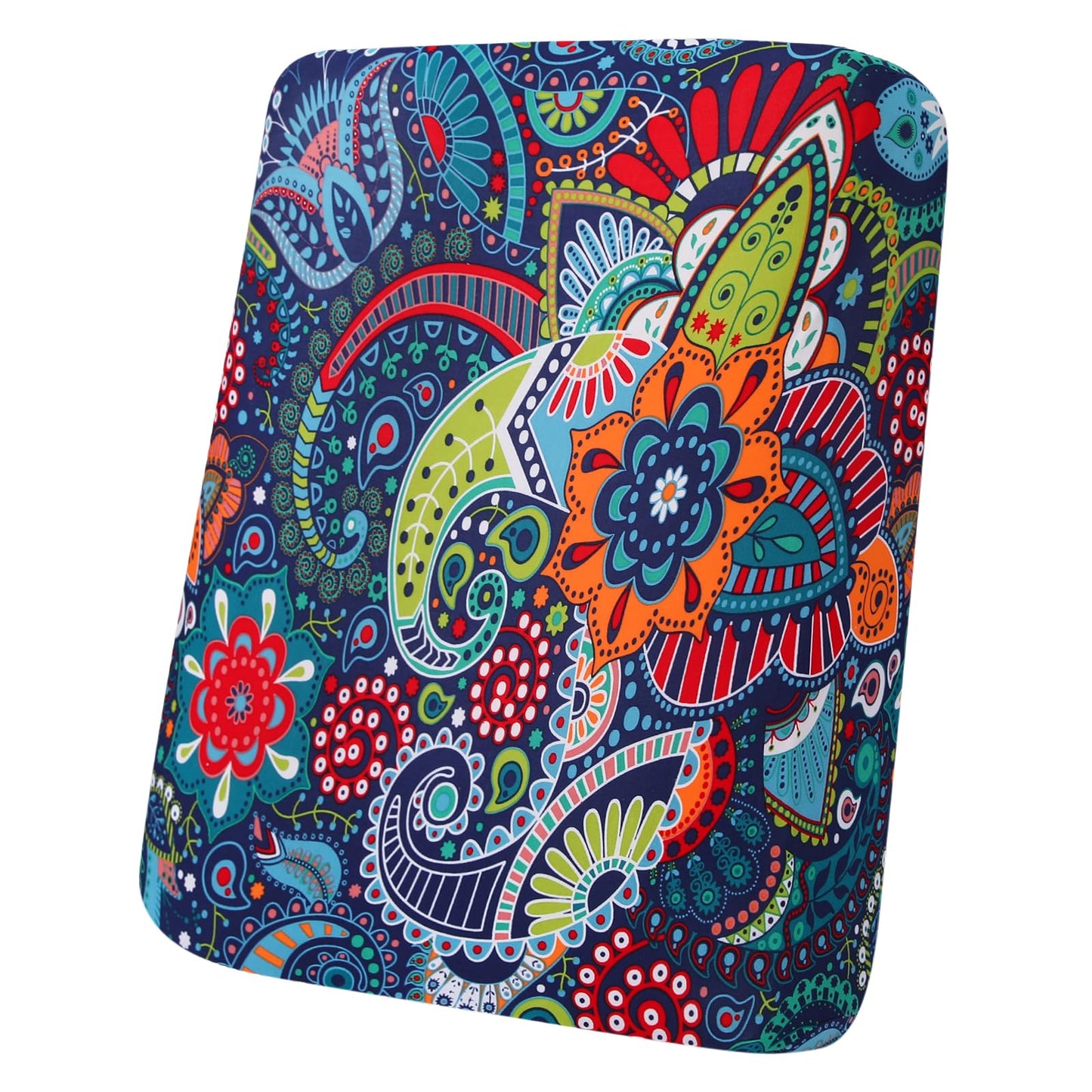 hyha Printed Couch Cushion Covers, Floral Sofa Covers Washable for Cushion Couch, Stretch Pattern Outdoor Cushion Covers for Patio Furniture with Elastic Bottom(Small, Paisley)