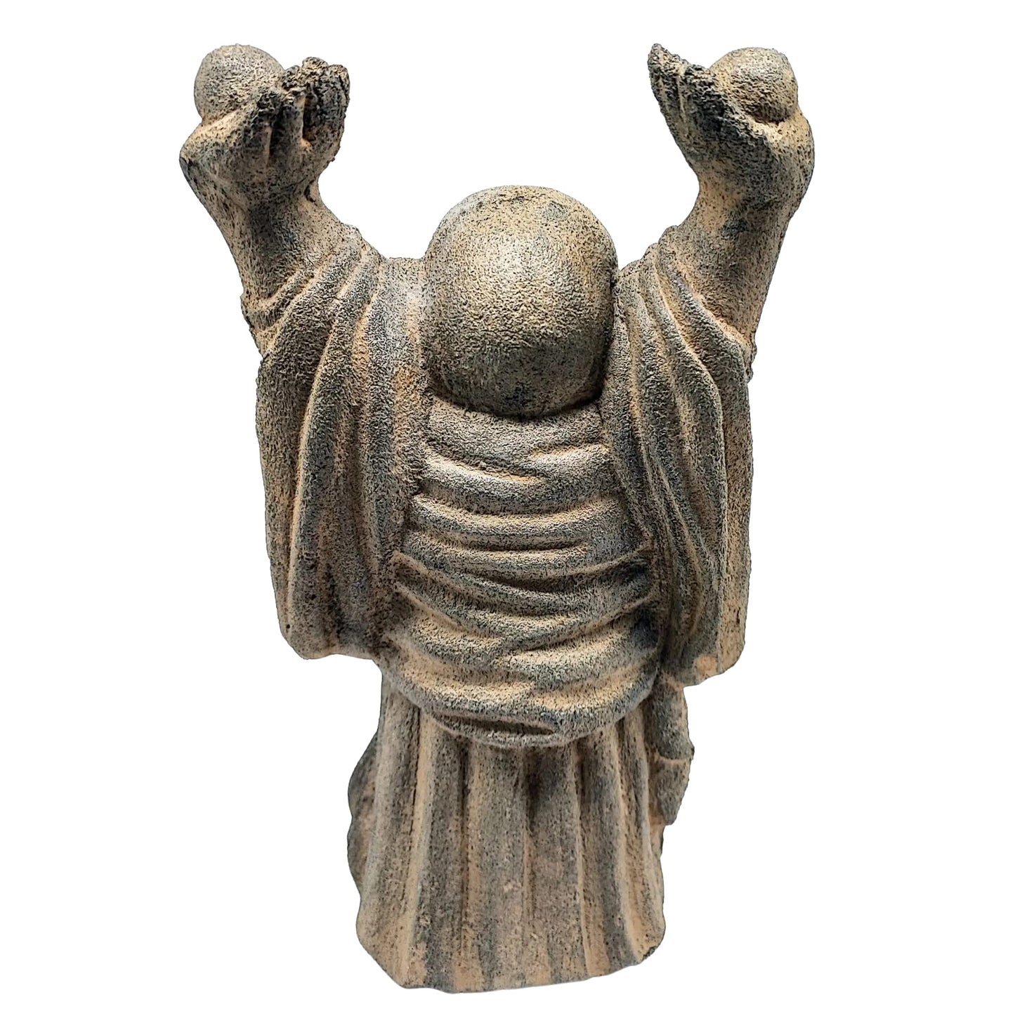 New Age Source The Volcanic Stone Statue Standing Happy Buddha Each
