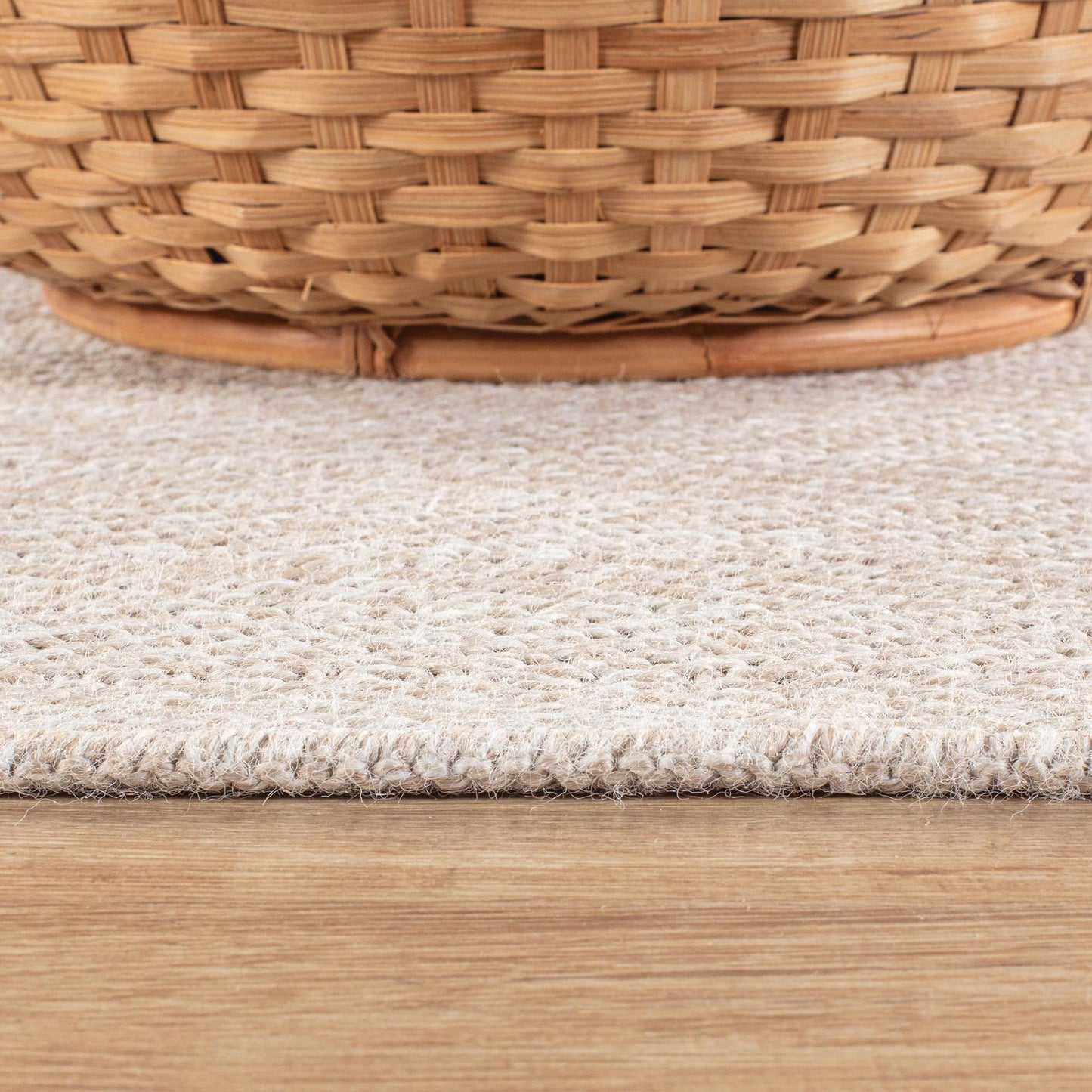 CAMILSON Easy Jute Rug 10x14, Indoor Outdoor Off-White Color Fiber Area Rugs for Living Room and Patio Rug Herringbone Boho Woven Design Easy-Cleaning Washable Outside Carpet Alfombras 10 x 14
