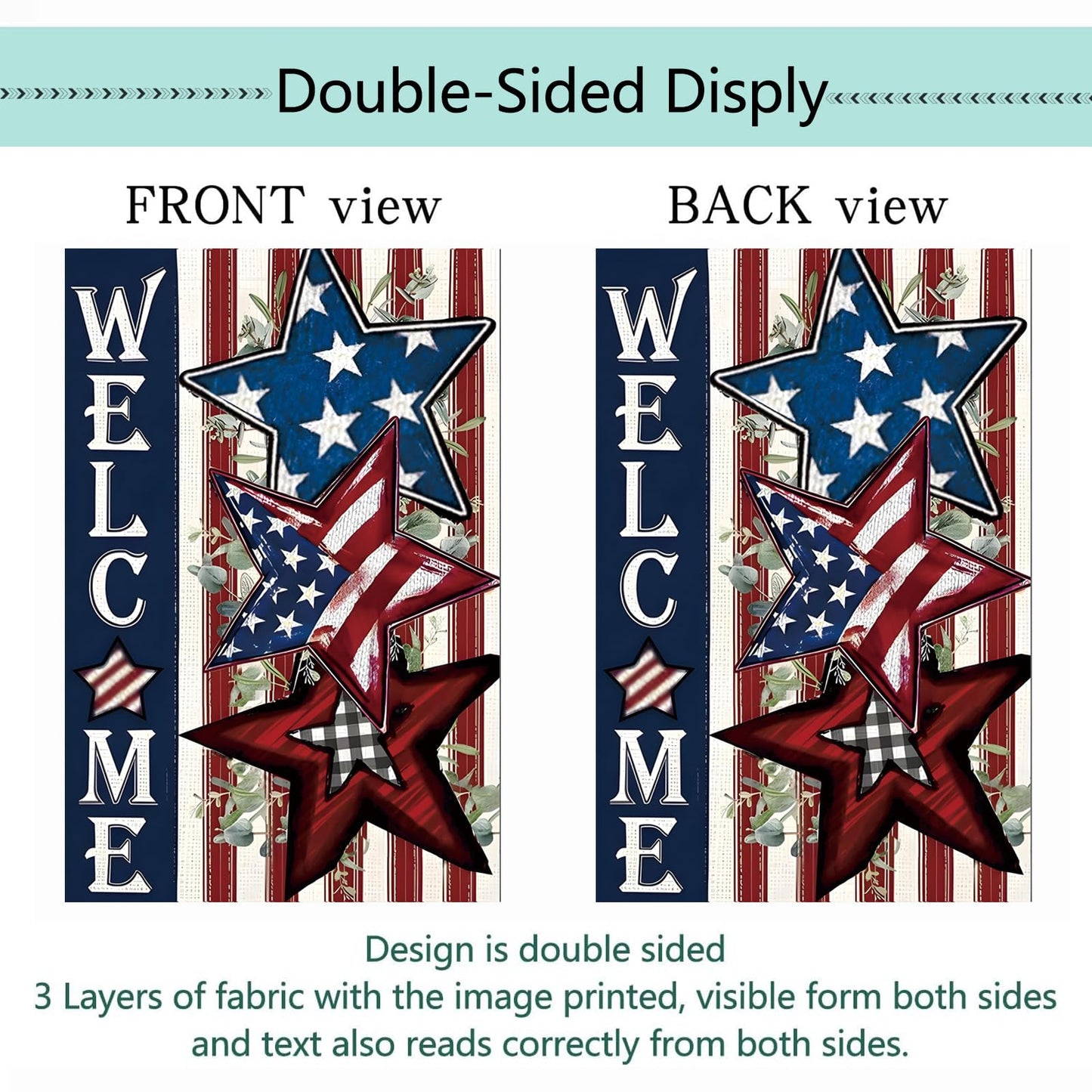 Seasonal Garden Flags Set of 12 Double Sided 12x18 Inch, Small Yard Flags for Outside, Spring Summer Fall Winter & Holiday Outdoor Decor, Halloween Christmas Easter Decorations for All Seasons