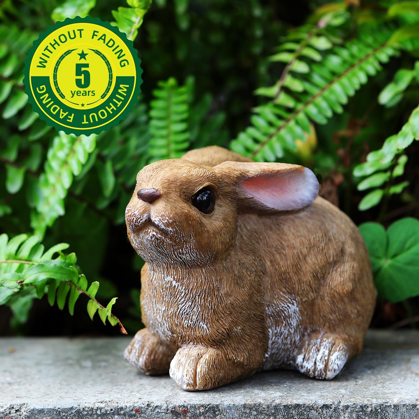 LEGIFO Bunny Decor Yard Decorations Outdoor Set of 3, Bunny Decorations for Home Garden Outdoor Statues, Easter Rabbit Figurines mom Gifts