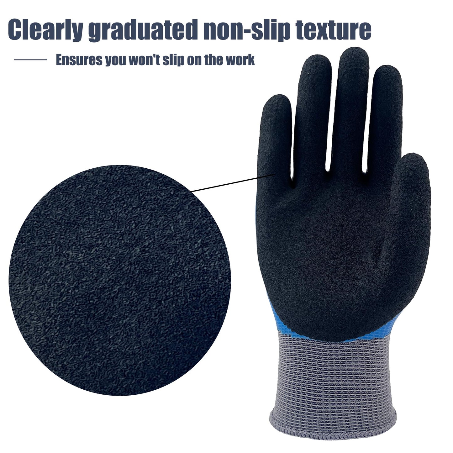 DongChu Insulated Electrician Gloves 1000V,ASTM D120 Certified High Voltage Resistant Flame Retardant Work Gloves, Electrical Rubber Non-slip Prevent Shock,Large