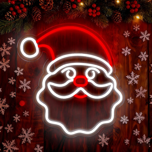 Christmas Neon Sign - Gdbkabf Christmas LED Neon Light Up Signs for Wall Decor Home Decor for Xmas Party Bedroom Living Room Business Bars Shop Decoration USB Operated
