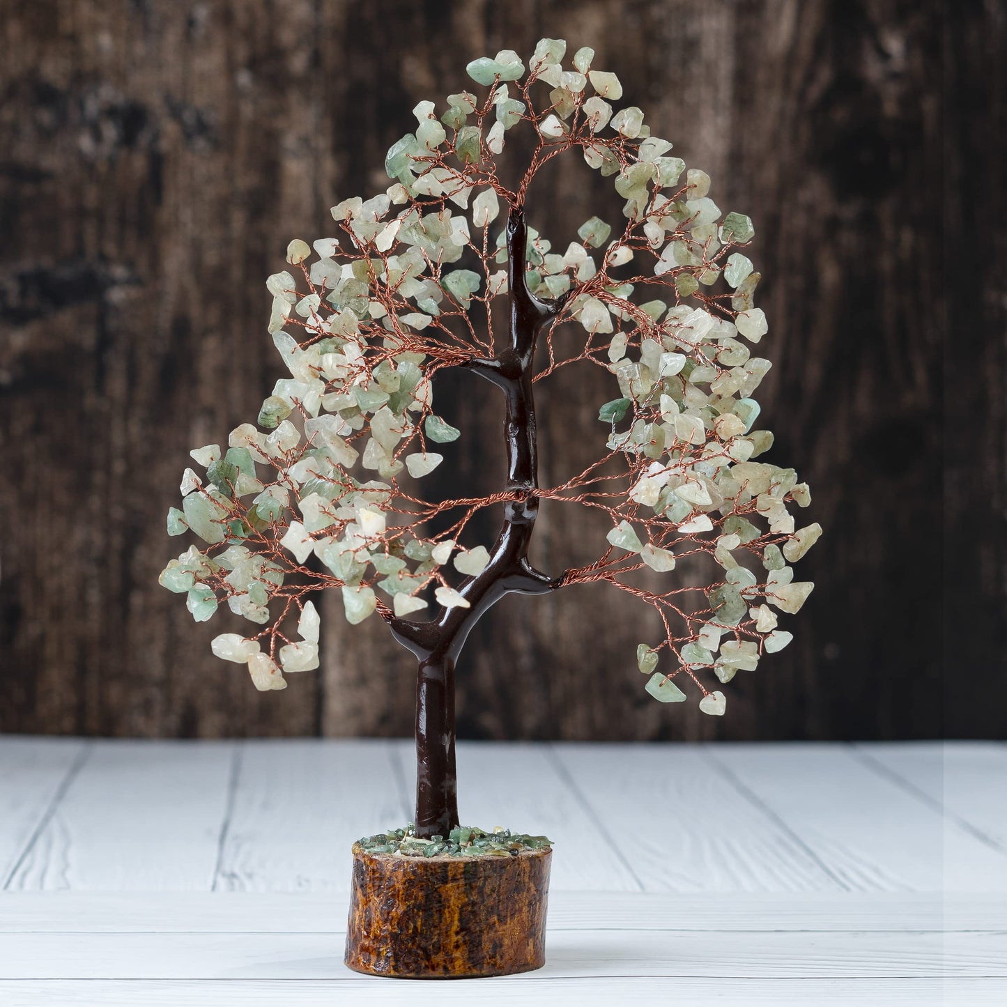 Crocon® Green Jade Crystals Tree of Life, Birthday Gifts for Women, Men & Friends, Crystals and Healing Stones, Home Decor, Money Tree, Women Gift Ideas, House Warming Gifts New Home for Mom & Sister