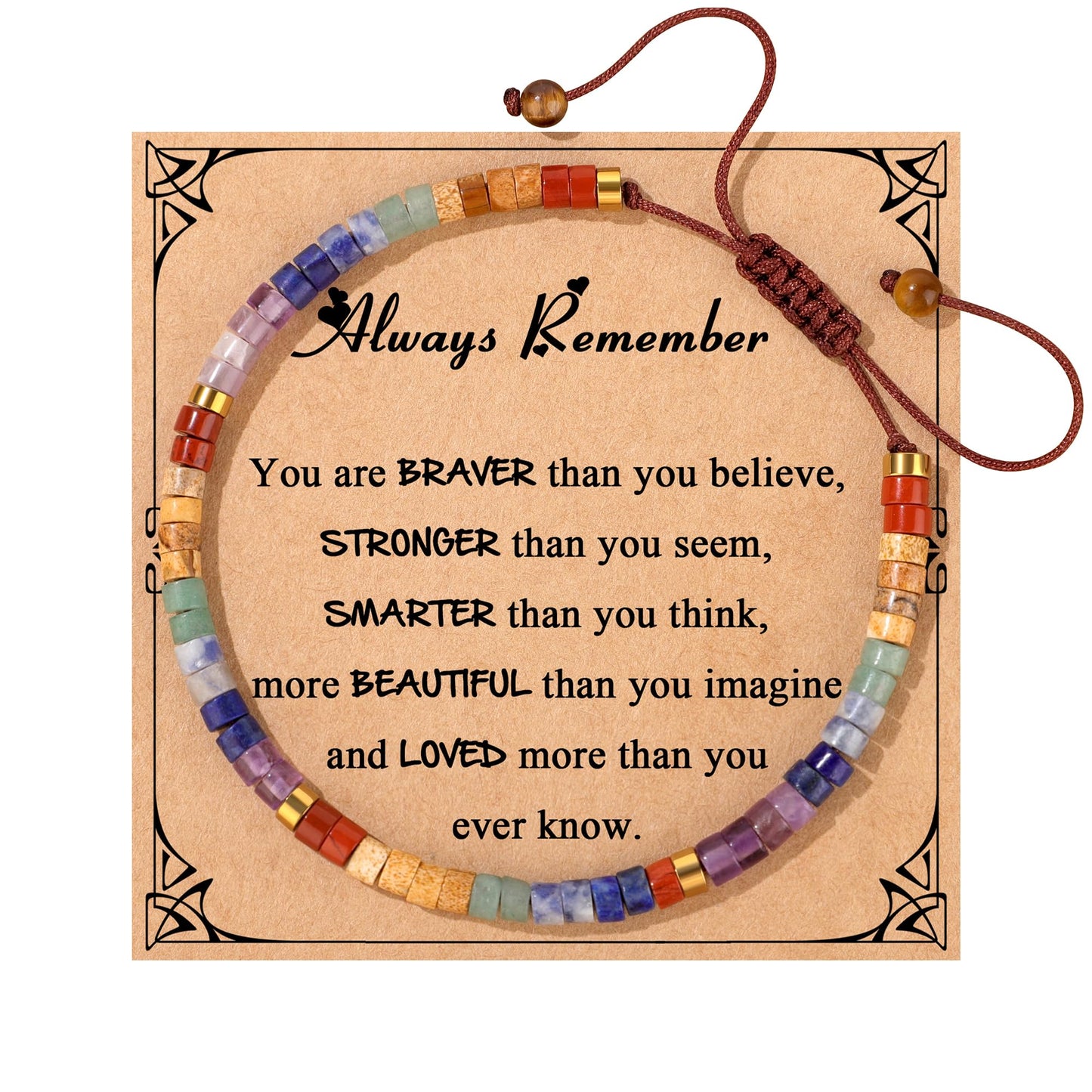 Teen Gifts Teenages Bracelets Teen Trendy Stuff Birthday Christmas Gifts Natural Stone Bracelets Cute Teenager Jewelry for Back to Scool East Christmas