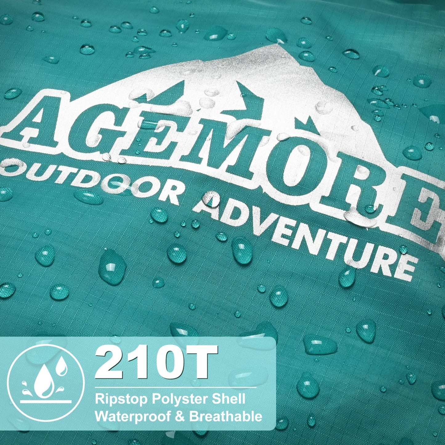 AGEMORE Cotton Flannel Sleeping Bag for Adults, Lightweight XXL Cotton Sleeping Bag for Camping Backpacking or Hiking, Water Resistant, 3-4 Season Warm & Cool Weather
