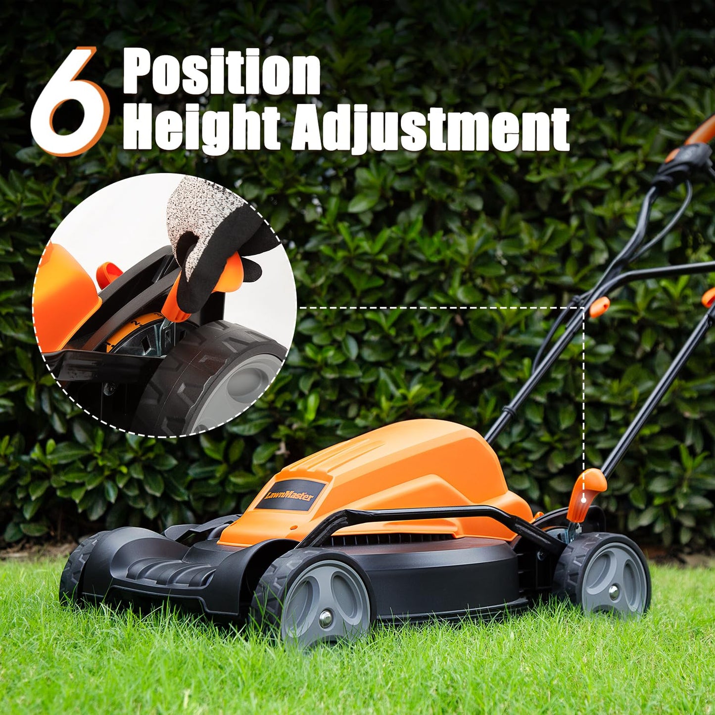 LawnMaster Electric Lawn Mower 12AMP 19-Inch ME1218X.01