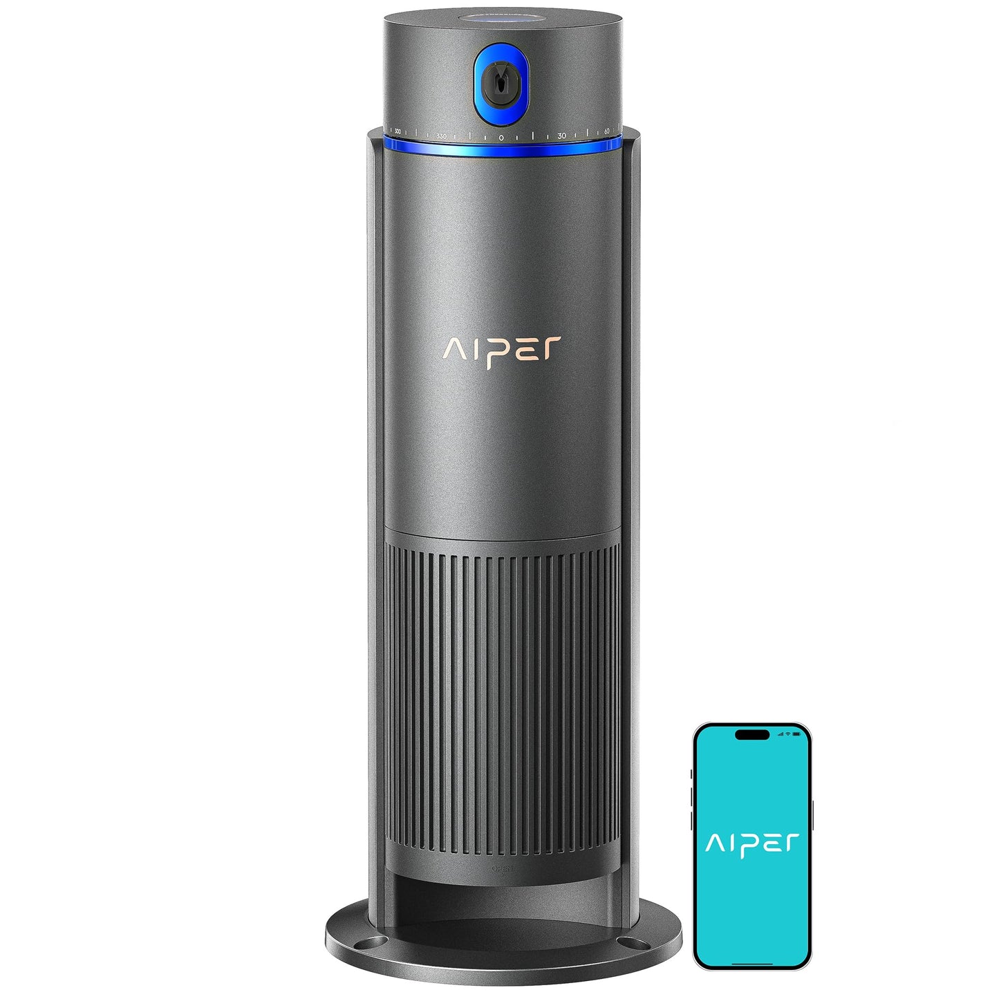 Aiper IrriSense 2 Smart Irrigation System, 4-in-1 Multi-Zone Watering Device, App Control, Smart Scheduling, Garden Sprinkler with Rain Sensor, for Lawns up to 4,800 sq.ft.
