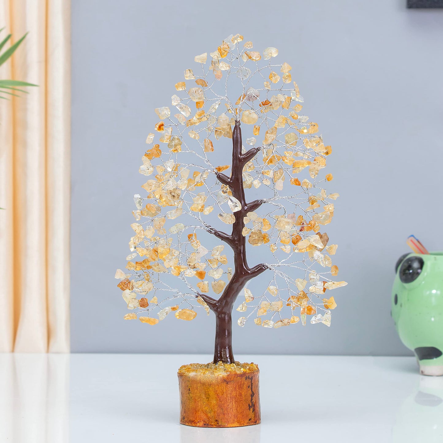Crocon® Citrine Birthday Gifts for Women, Men & Friends | Tree of Life Crystals and Healing Stones, Home & Office Decor, Gemstones Money Tree, Women Gift Ideas | House Warming Gifts New Home for Mom