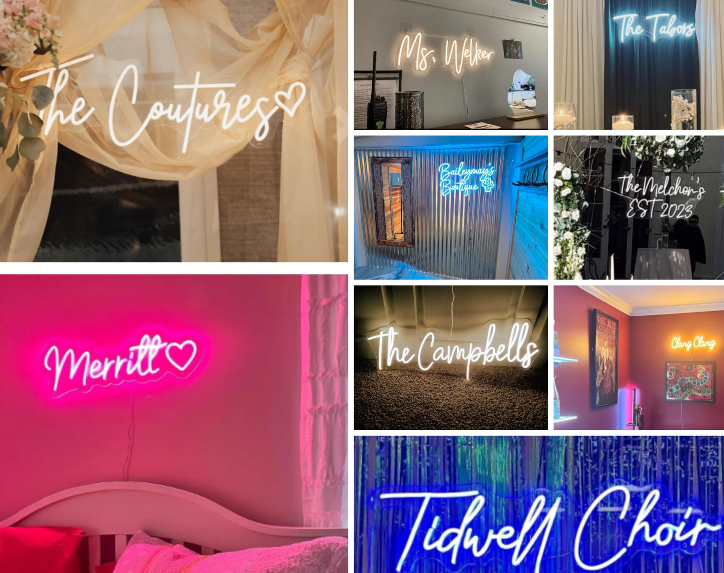 Custom Neon Sign, Neon Sign Customizable for Birthday Wedding Party Gift,Bar Personalized Neon Sign for Wall Decor Length 10inch to 60inch