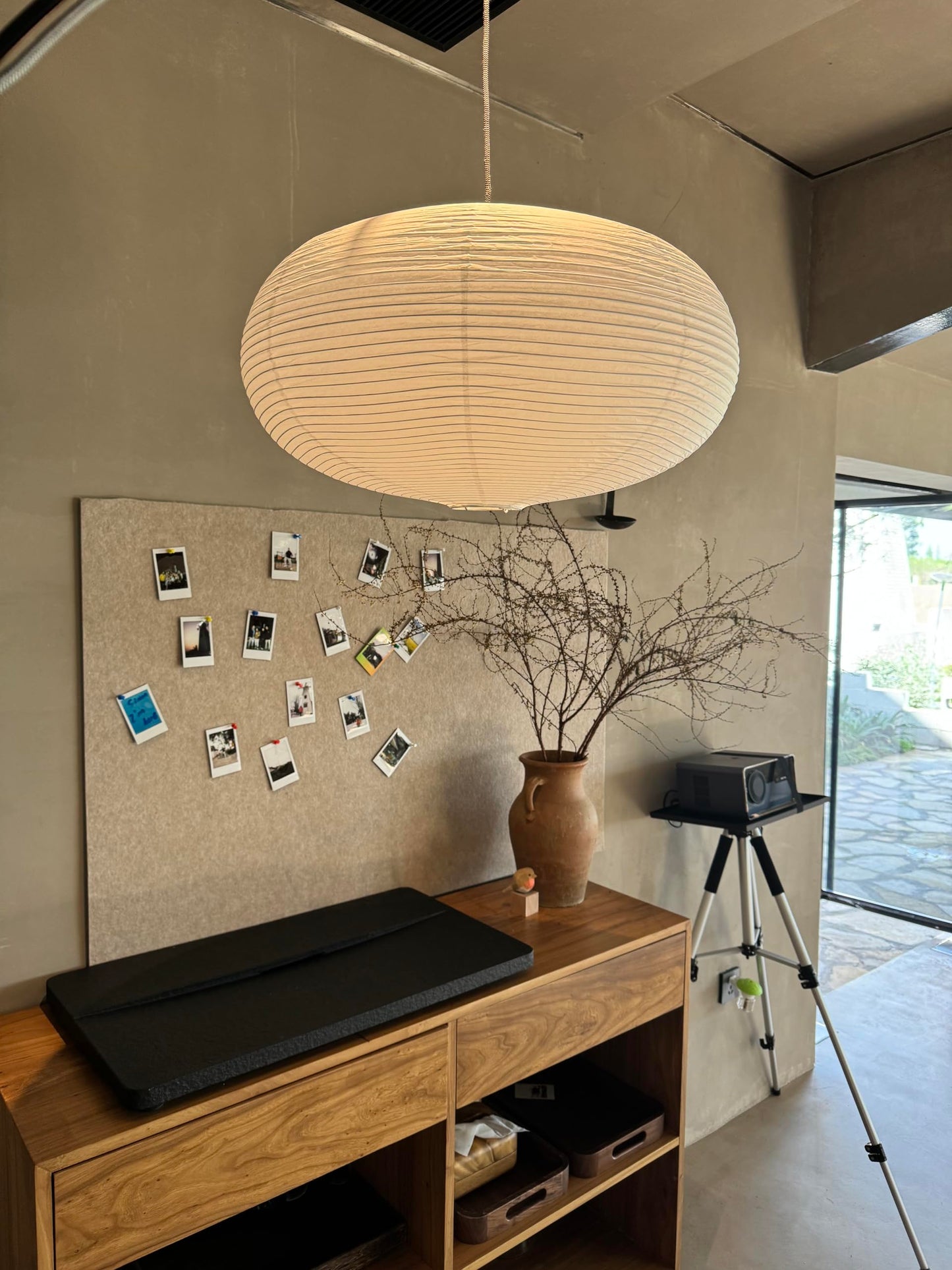 Henjjras large White Oblate Pendant Lamp Shade 55.5cm(21.85in) Chinses lantern Home Decor Paper Ceiling Lampshade