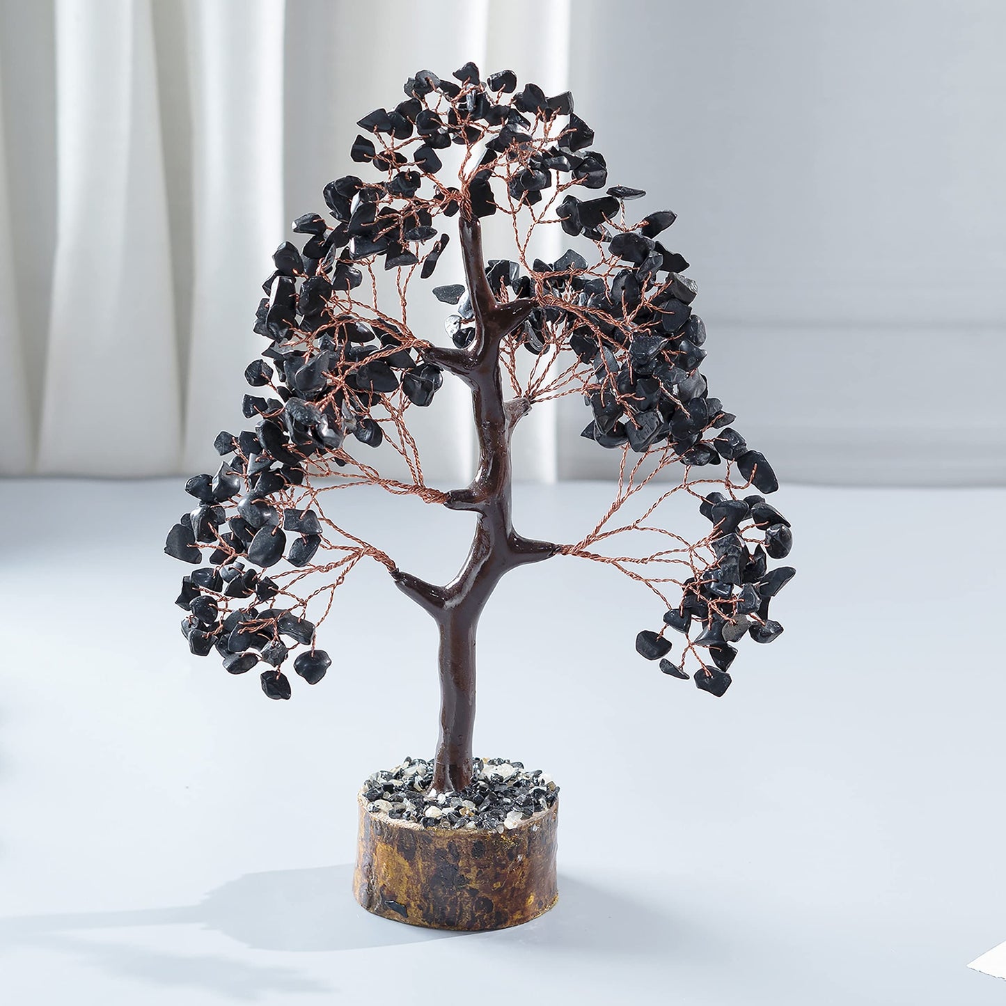 Crocon® Black Tourmaline Birthday Gifts for Women, Men & Friends, Tree of Life Crystals and Healing Stones, Home & Office Decor, Money Tree, Women Gift Ideas | House Warming Gifts New Home for Mom
