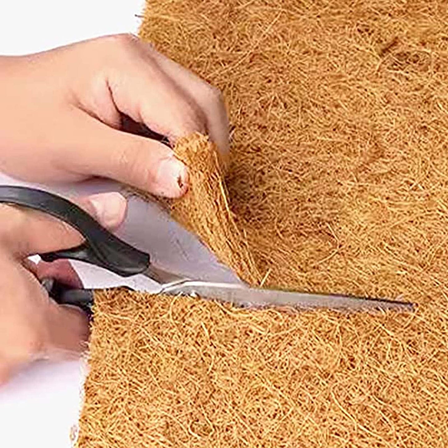 EIMQUVW 4 Rolls 16x40 Inch(40cm*100cm) Coconut Coir Liner Roll Coco Liner Roll Coconut No-Slip Ice and Snow Carpet Mats Natural Coir Fiber Liner Sheets Carpet Animal Pet Pad