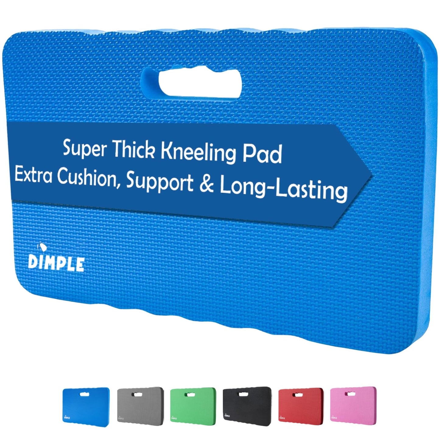 Dimple Kneeling Pad, High Density Thick Foam Comfort Kneeling Mats for Gardening, Yoga Exercise, Garden Cushions, Knee Pads Blue