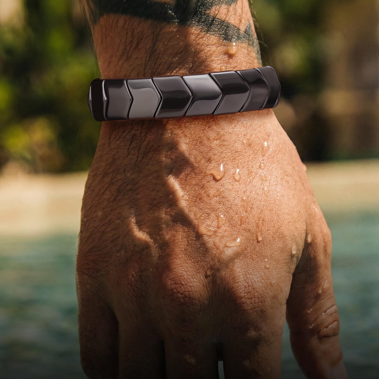 DONYUDE Unique Fathers Day Bracelet Gifts Hematite Bracelet for Men Heavy Arrowhead Hematite Bracelets for Dad Grandpa Reignites Masculine Energy Birthday Gift for Men Crystal Jewelry