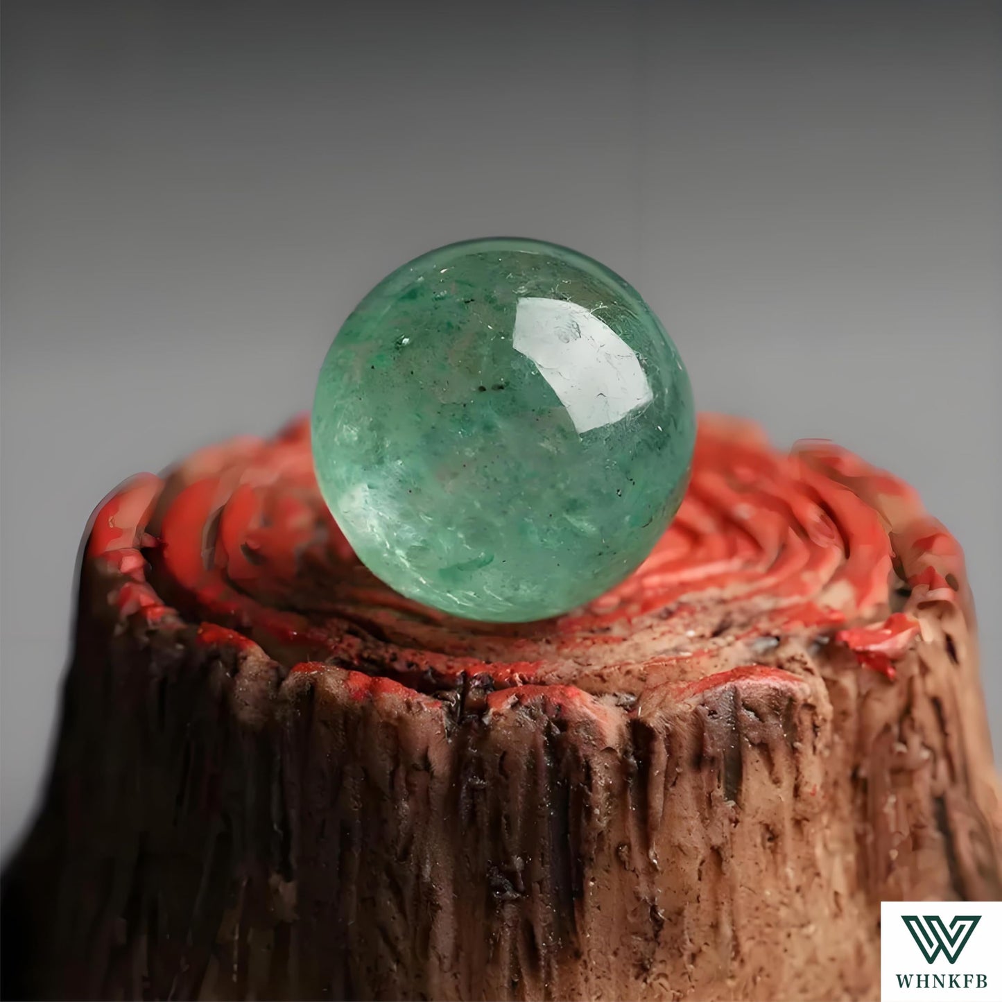 WHNKFB 8mm 50PCS Natural Green Strawberry Quartz Round Beads, Loose Crystal Beads with Strawberry Seed-Like Contents for Jewelry Making Craft - 4mm 6mm 8mm 10mm Options with Free Elastic Cord