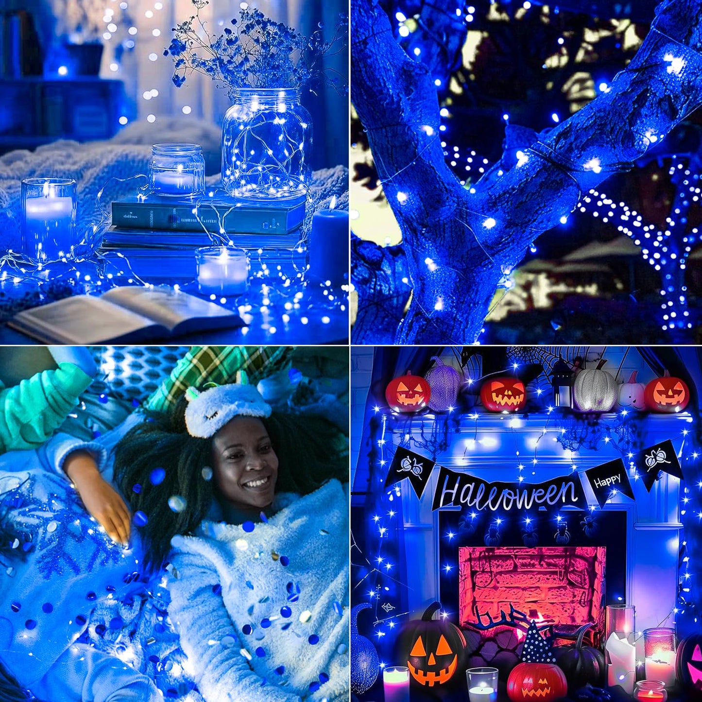12Pack Fairy Lights Battery Operated, 7ft 20 LED 3 Modes Speed Twinkle Mini String Lights Waterproof Silver Wire Firefly Starry Lights for Mason Jars Wedding Party Christmas Decorations