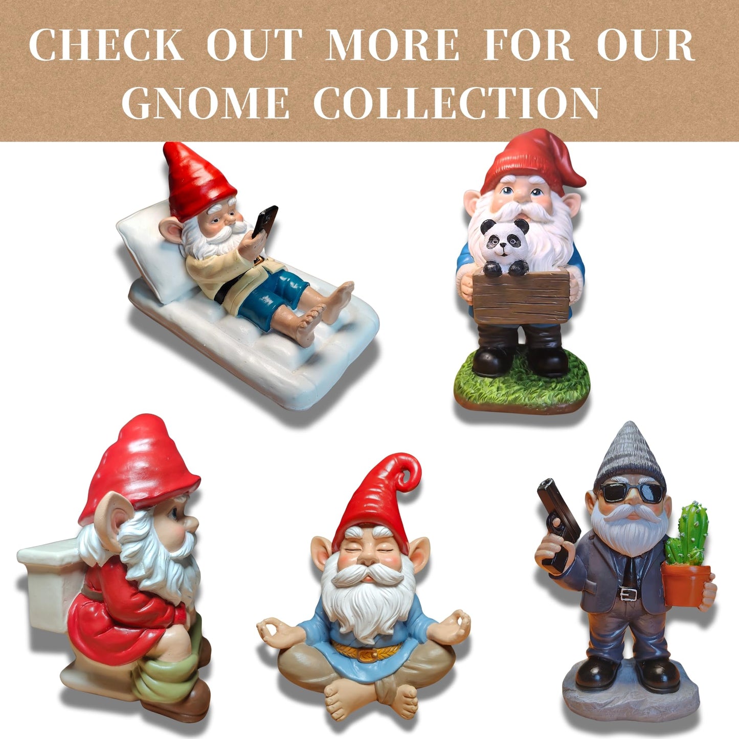 GIOMLE Relaxing Pool Gnome with Smartphone - 5.6" Heavy Resin Garden Statue - Weather-Resistant Funny Lawn Ornament - Summer Patio Decor - Unique Housewarming Gift