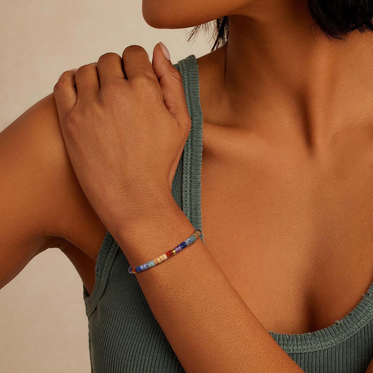 JoycuFF Thinking of You Gifts for Women Cancer Care Cheer Up Inspirational Get Well Soon Dont Let the Hard Days Win Jewelry Life Is Tough But So Are You Bracelets