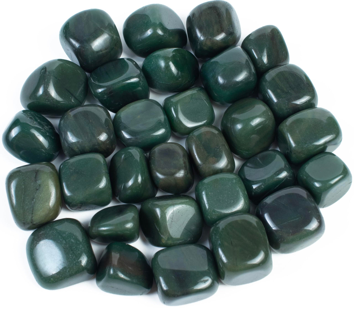 "Crocon 1LB Green Aventurine Tumbled Stones and Crystals bulk 2000+ Carats Natural Crystal Kit for Reiki Healing Crystal Polished, Tumble Stones, Chakra Balancing, Gift, Home Decor Size : 2025 mm"