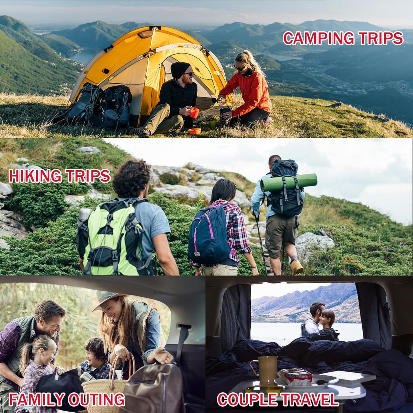QEZER Ultralight Down Sleeping Bag for Adults with 600 Fill Power, Compact All Seasons Sleeping Bag for Backpacking, Hiking and Camping
