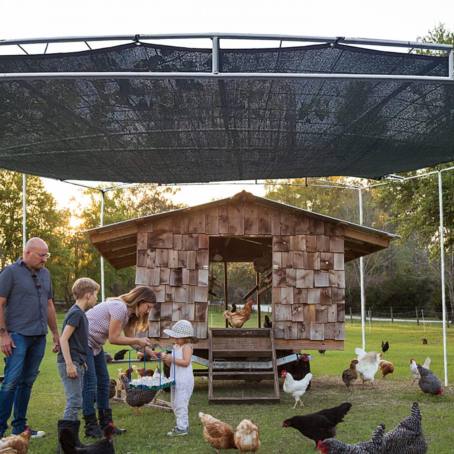90% Shade Cloth for Garden -12 x 20 FT Durable Mesh Tarp with Grommets, Sunblock Net for Patio for Plants Greenhouse Outdoor Pergola Sun Shade Neting for Chicken Coop Cover