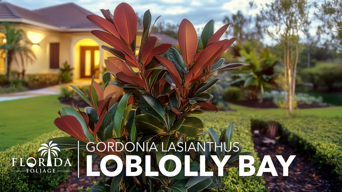 Loblolly Bay | 3 Live Plants | Gordonia lasianthus | Evergreen Flowering Tree for Landscaping | Thrives in Wet Soil & Tolerates Wet Feet