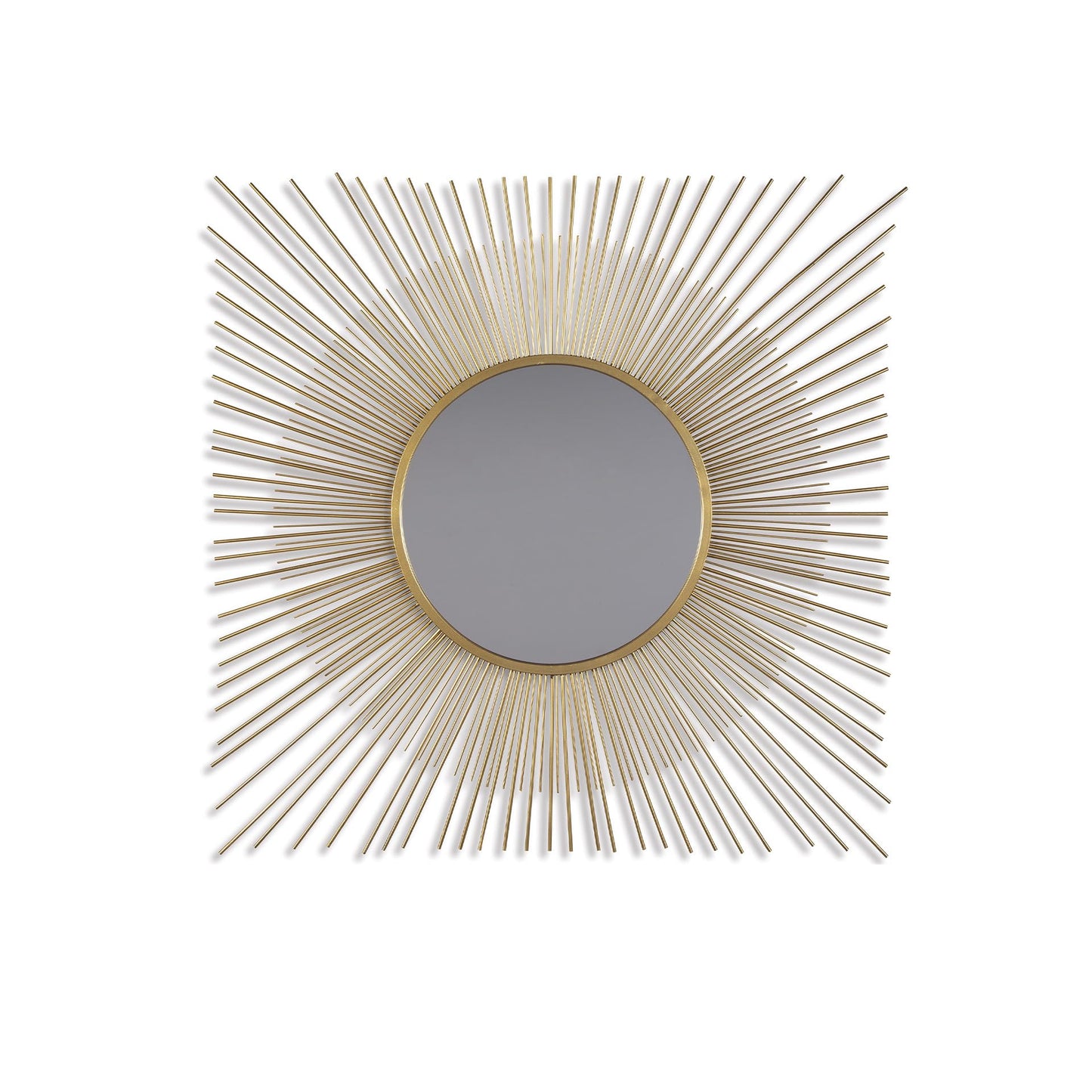 Signature Design by Ashley Elspeth Contemporary 42" Round Accent Mirror, Gold
