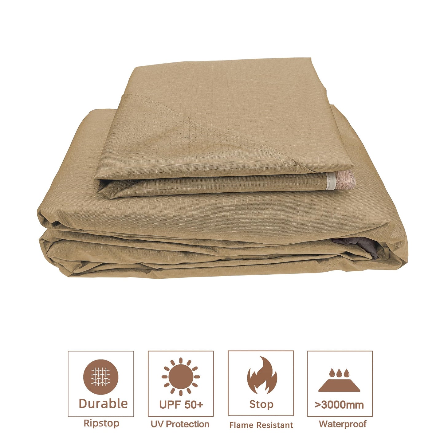 SCOCANOPY Replacement Cover Compatible with Monterey Gazebo # Model L-GZ215PST-4,(Beige)