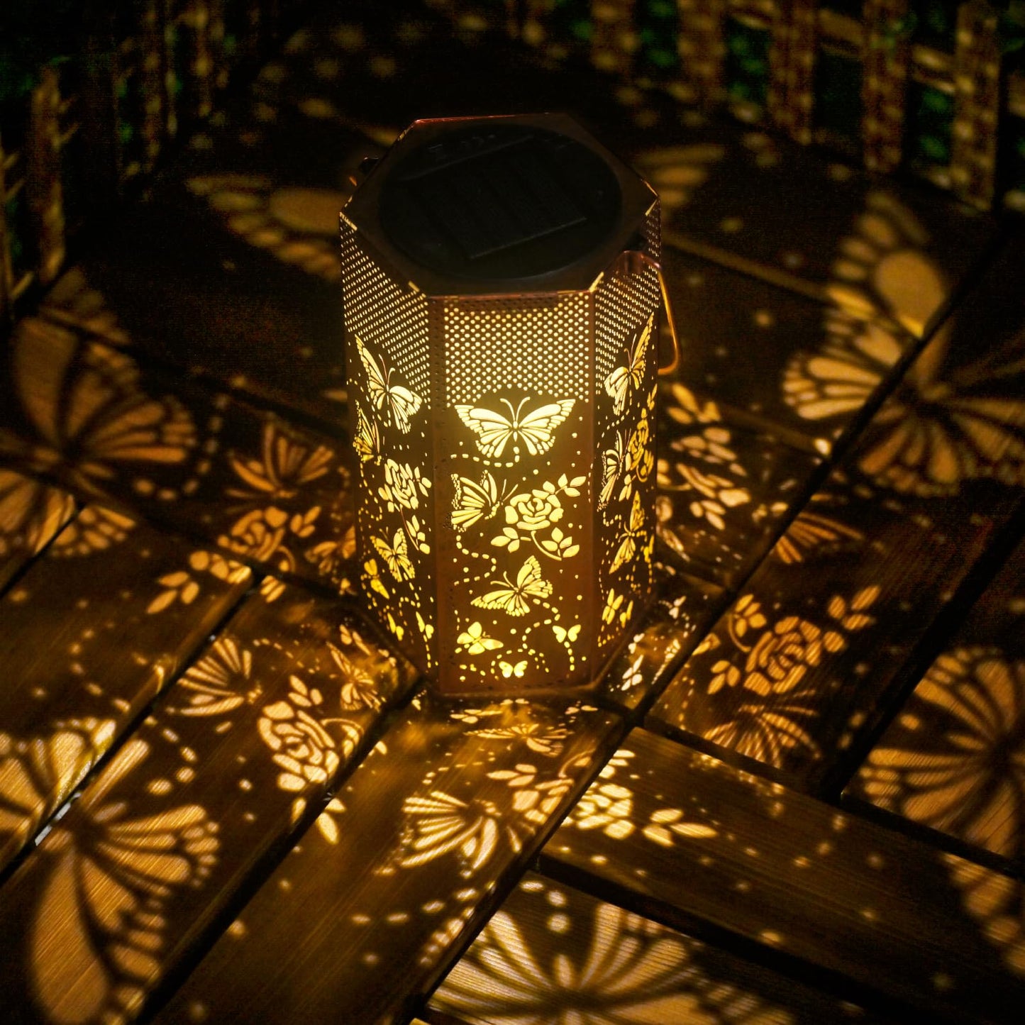 Butterfly Solar Lights Outdoor -Mothers Day Gifts for Mom Grandma, Birthday Gifts for Women, Butterflies Solar Lanterns Outdoor Waterproof Garden Decoration for Outside
